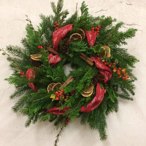 Bespoke Festive Door Wreath - Image 3