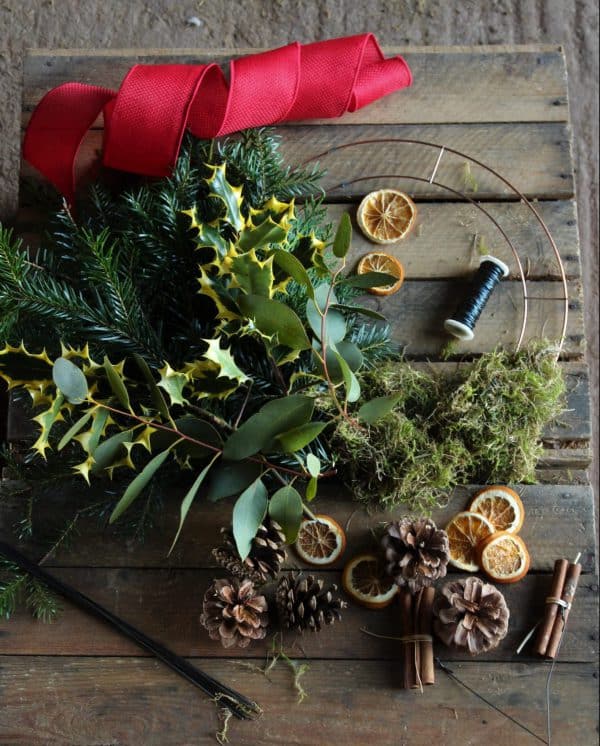 DIY Christmas Wreath Kit- By Post