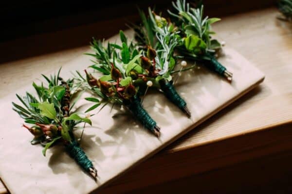 Buttonhole - Seasonal Greens - Image 4