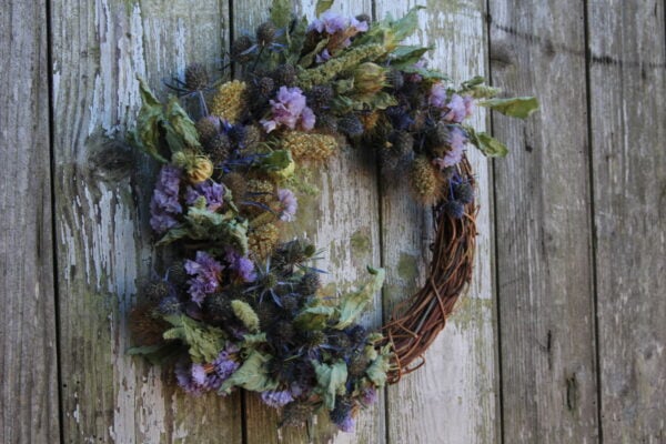 Dried Flower Wreath - The Blues - Image 2